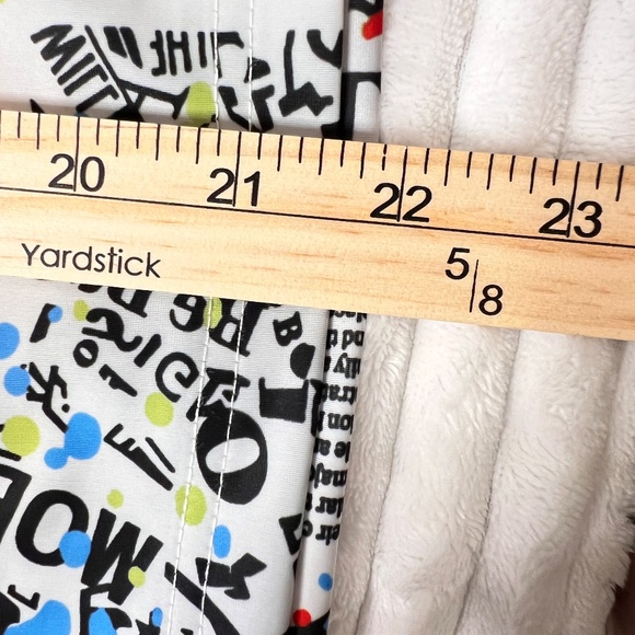 #A019 – For Her NYC Multi-Print Ruffle Shoulder Dopamine Blouse –  M (NWT) - Picture 8 of 11